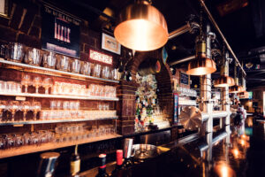 The bar at 1516 Brewing Company.