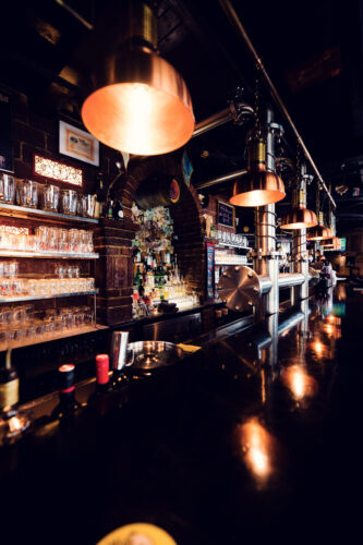 The bar at 1516 Brewing Company.