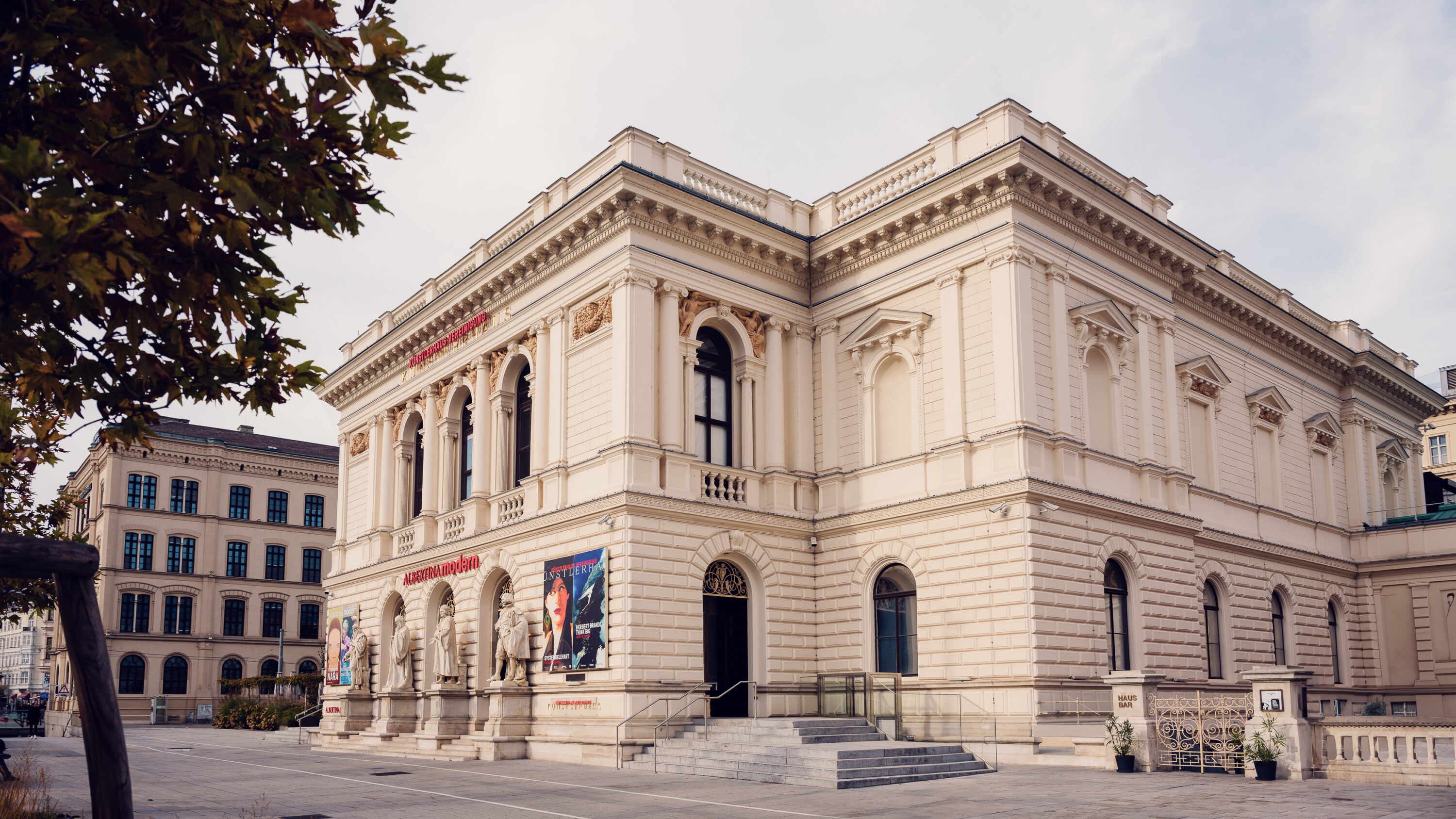 Albertina Modern museum in Vienna, housed in a grand neoclassical building