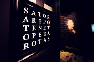 The Sator Square Installation at the House of Music