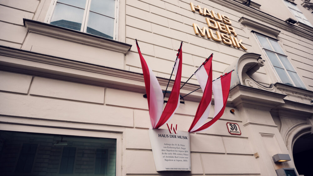 Building Front of the House of Music.