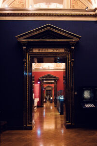 Entrance to Hall XVI of the Antiquities Collection in the Kunsthistorisches Museum Vienna.