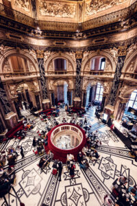 The architecture and design at Kunsthistorisches Museum Café-Restaurant.
