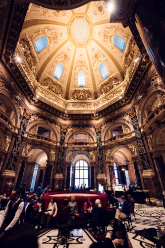The architecture and design at Kunsthistorisches Museum Café-Restaurant.