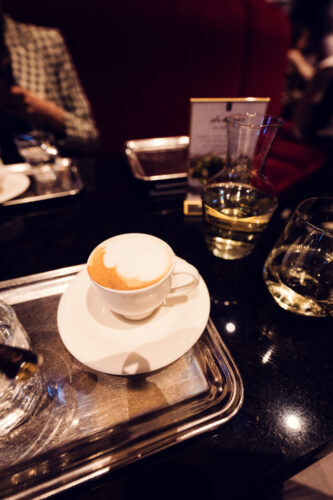 Wiener Melange at Kunsthistorisches Museum Café-Restaurant.