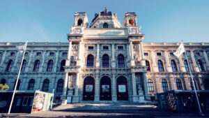 Main entrance to the Kunsthistorisches Museum Vienna.