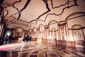 Elegant room in Lower Belvedere featuring classical proportions and refined architectural details.