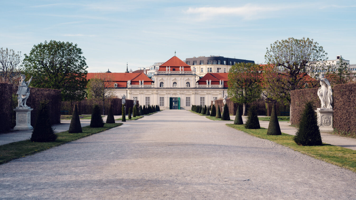 Architectural majesty of Lower Belvedere Palace in Vienna.