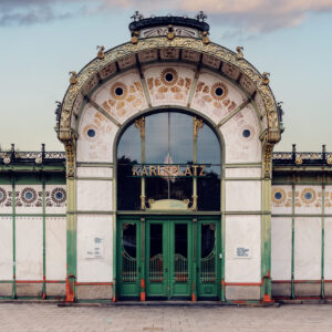 Front View of Otto Wagner Pavillon