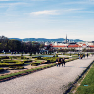 Baroque garden masterpiece at Belvedere Castle.