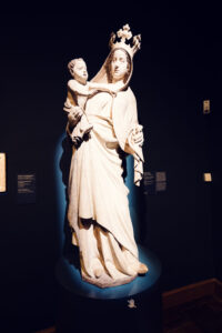 Prestigious sculpture collection at Belvedere Castle's galleries.