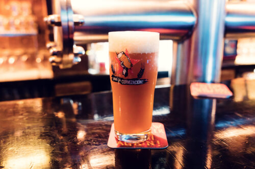 The signature “Victory Hop Devil IPA” - a hoppy brew with a balanced amount of bitterness.