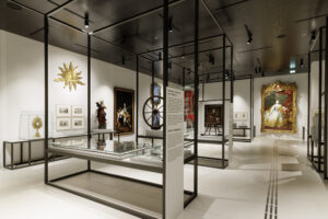 Exhibition view "Vienna. My History", section "Baroque and Enlightenment", 2023, Photo: Lisa Rastl, Wien Museum.