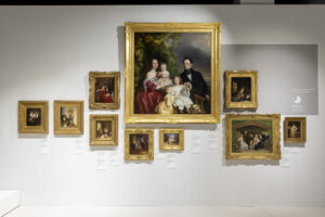 Exhibition view "Vienna. My History", section "Biedermeier and Pre-March", 2023, Photo: Lisa Rastl, Wien Museum.