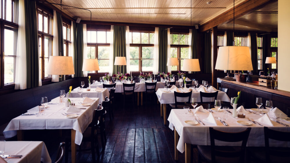 Authentic dining room at Pfarrwirt.