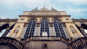 Gloriette's majestic façade.