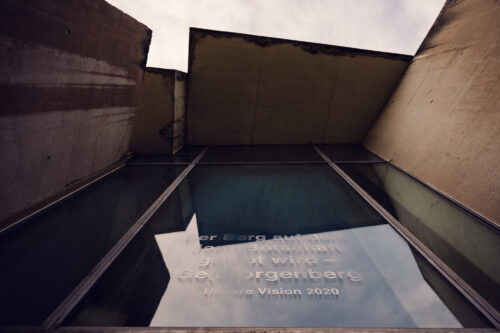 Architectural details of Wotrubakirche, capturing its innovative use of concrete and space.