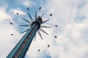 Wiener Prater amusement park Carousel.