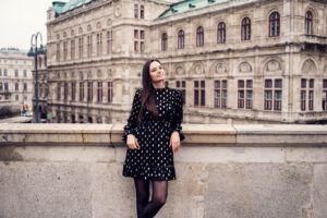 The Albertina terrace with the Vienna State Opera in the background.