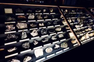 Silver mineral collection at Natural History Museum Vienna (Naturhistorisches Museum Wien).