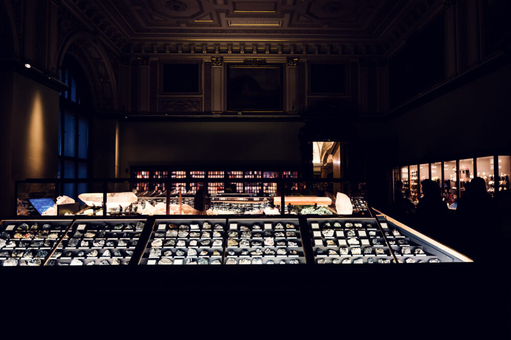 Mineral Collection at Natural History Museum Vienna (Naturhistorisches Museum Wien).