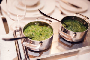 Classic Spinat at Plachutta, featuring creamed spinach as a side dish of Tafelspitz.