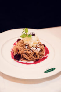 Traditional Maronireis at Plachutta Stammhaus Hietzing featuring aromatic chestnut rice.