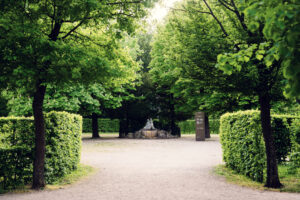 Mythological garden statue Schönbrunn.