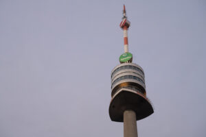 Donauturm in Donaupark, a highlight of Vienna's skyline.