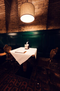 Classic wooden furnishings and intimate atmosphere inside Figlmüller Bäckerstrasse.