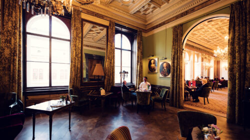 Luxurious interior of Gerstner K. u. K. Hofzuckerbäcker.