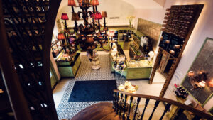 Charming interior and shop at Gerstner K. u. K. Hofzuckerbäcker, offering a delightful selection of treats.