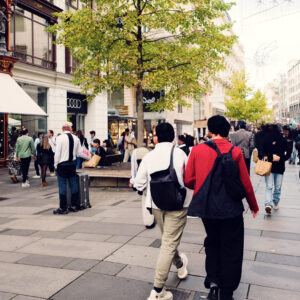 Elegant Kärntner Straße in summer splendor, where historic facades and modern boutiques create a perfect shopping backdrop.