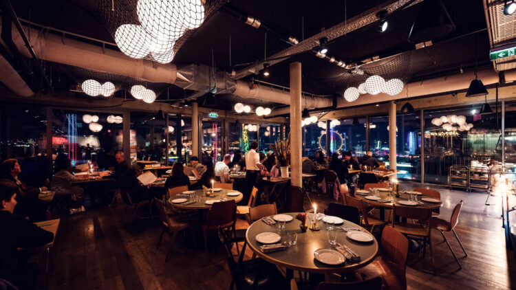 Stunning view of the Prater from Neni am Prater, offering a picturesque backdrop to your meal.