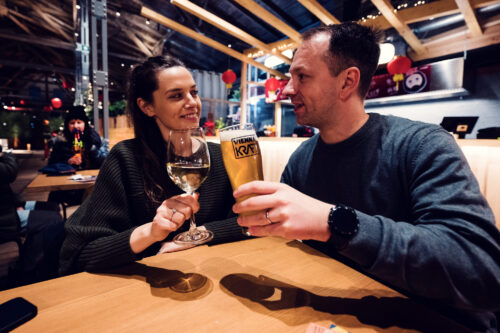 Romantic evening at Gleis//Garten.