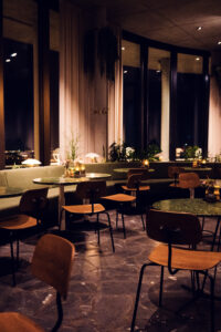 The Rondell café's classic Viennese interior.