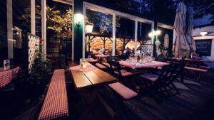 Martin Sepp´s traditional wooden benches.