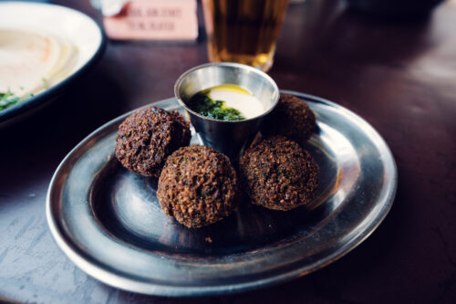 Stunning food composition at NENI am Naschmarkt.