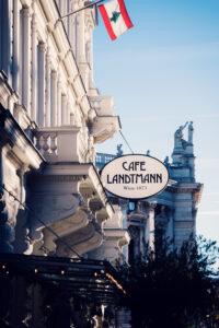 Café Landtmann Vienna - Historic Viennese coffee house established in 1873, located at Universitätsring 4.