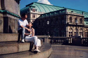 Adriana and Mario at Albertina Vienna.