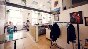 Casolaro Bros Vienna's modern interior.