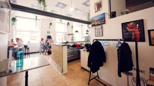 Casolaro Bros Vienna's modern interior.