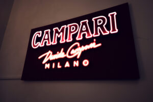 Traditional Italian aperitivo display at Casolaro Bros.