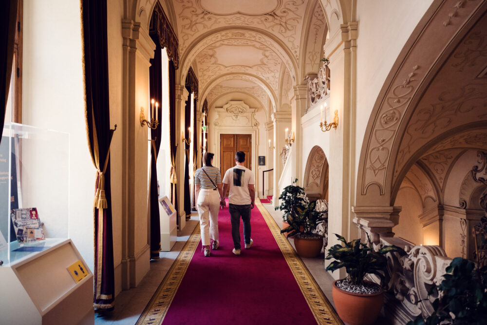 Adriana and Mario at Palais Kinsky.