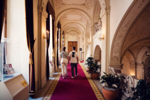 Adriana and Mario at Palais Kinsky.