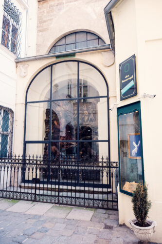 Vienna's First District medieval and Baroque streetscape with ornate building details.