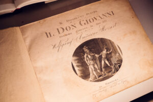 Mozart Don Giovanni opera manuscript Mozarthaus.
