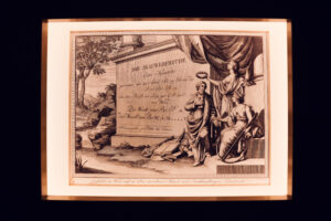 Historic Vienna Mozart era painting at Mozarthaus.