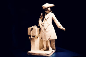 Sculpture exhibit display at Mozarthaus.