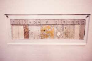 Mozart House Vienna museum room with original 18th century architectural details.